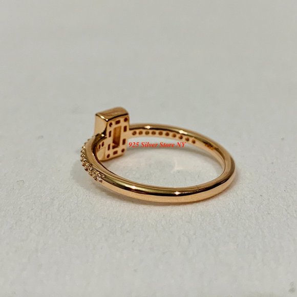 Pandora Luminous Ice Ring rose gold 187541CZ - Picture 3 of 8